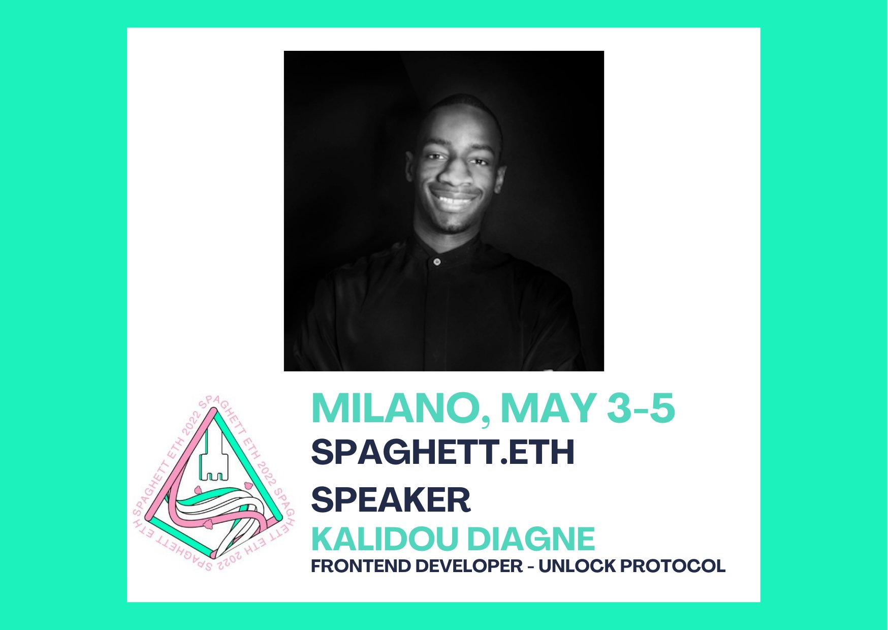 Speaker at SpaghettETH