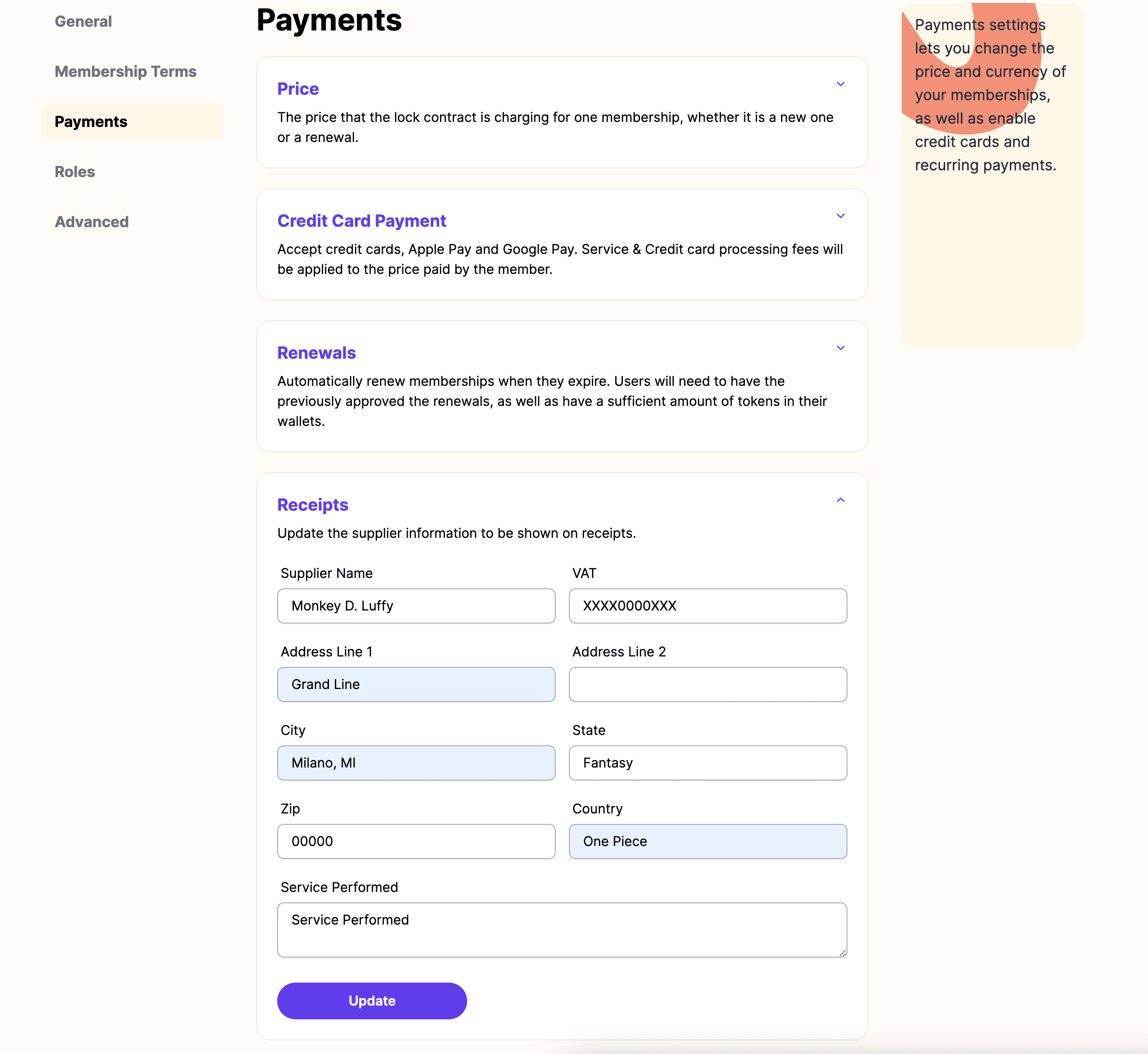 Transaction Receipts: Unlock Protocol